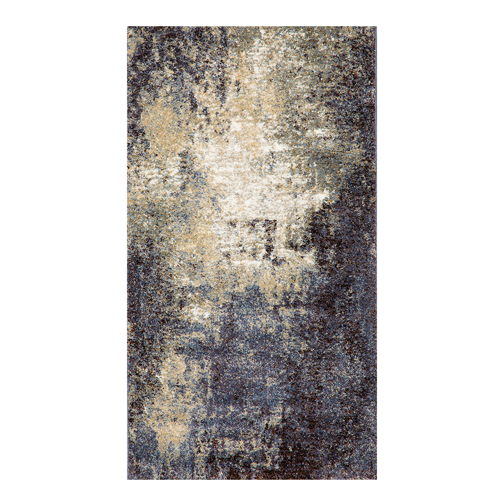 Oriental Weavers: Omnia Abstract Carpet Rug; (200×290)cm, Navy Blue/Gold 1