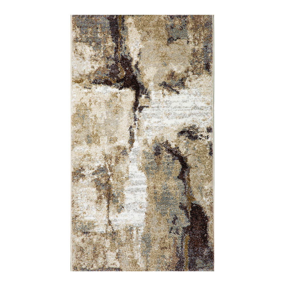 Oriental Weavers: Omnia Abstract Carpet Rug; (200×290)cm, Mushroom Ivory 1