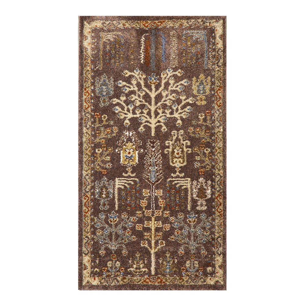 Oriental Weavers: Omnia Tree Pattern Carpet Rug; (240×340)cm, Brown 1