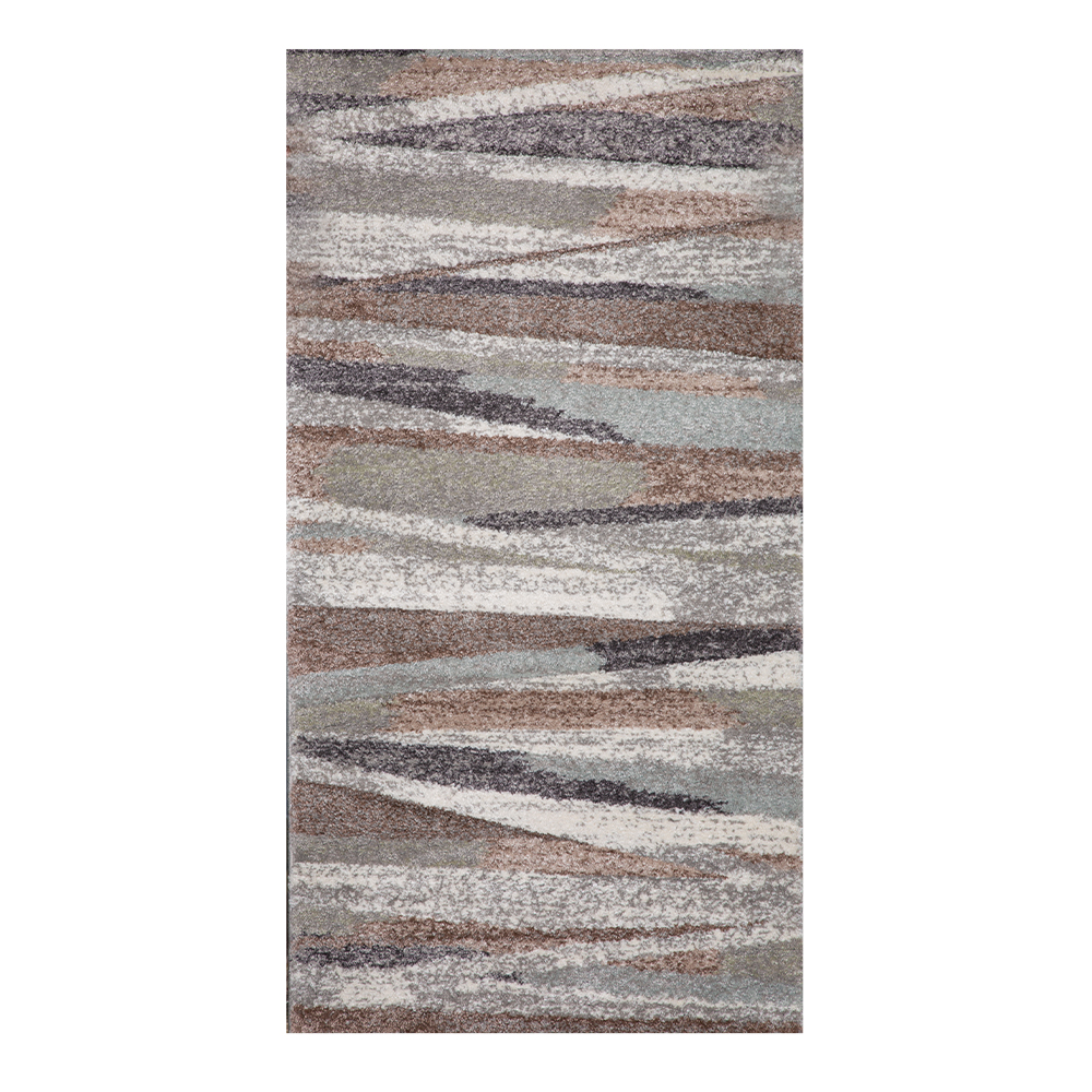Oriental Weavers: Castro Curved Carpet Rug; (160×230)cm, Grey/brown 1