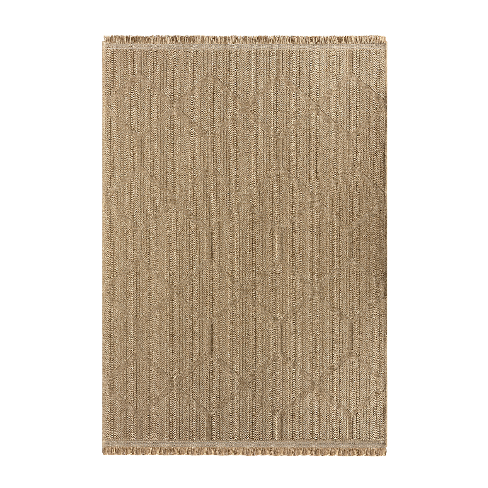 Seyran: India Carpet Rug; (100X200)cm, Brown 1