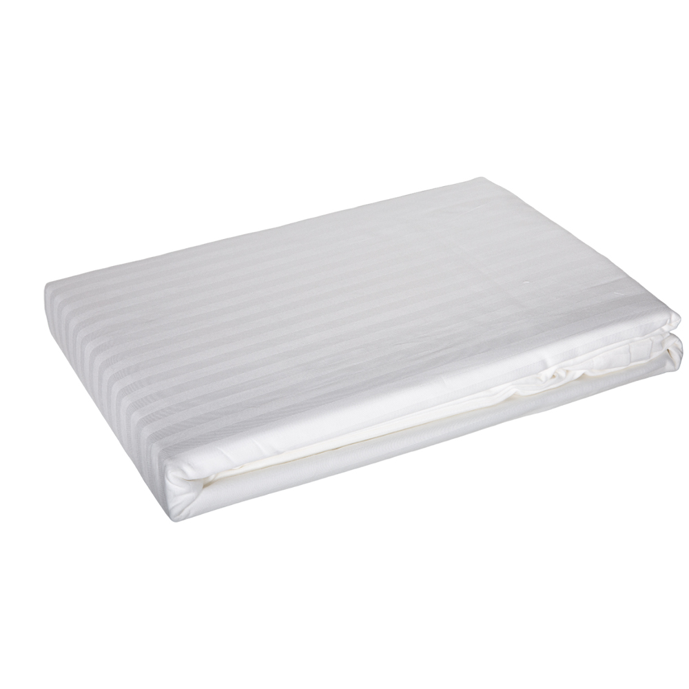 Domus: Single Flat Bed Sheet, 1pc; (180X280)cm, White 1