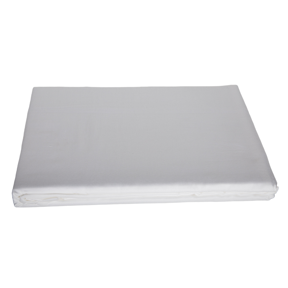 Domus: Single Fitted Bed Sheet, 1pc; (90x200+30)cm, White