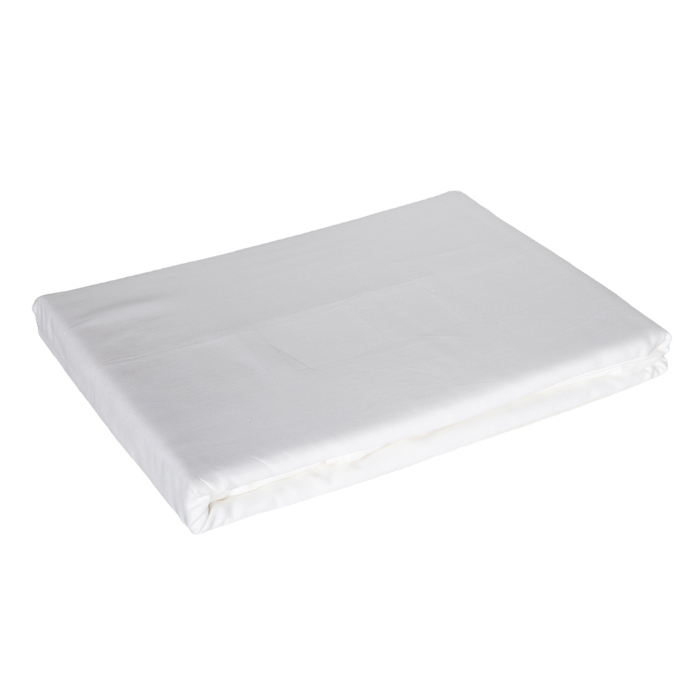 Domus: Super King Flat Bed Sheet, 1pc; (285×275)cm, White 1