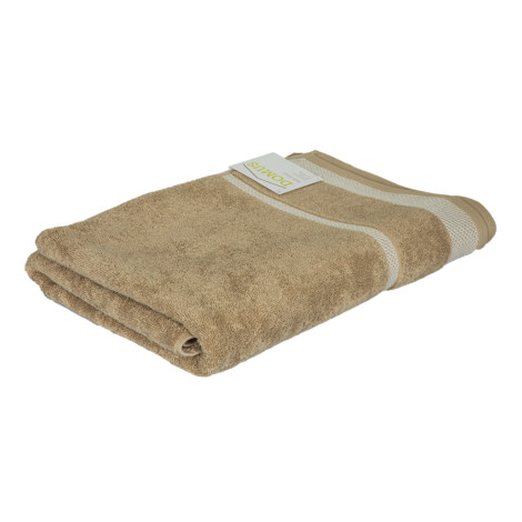 Bath Towel; (90x160)cm, 100% Cotton, 600gsm, Taupe