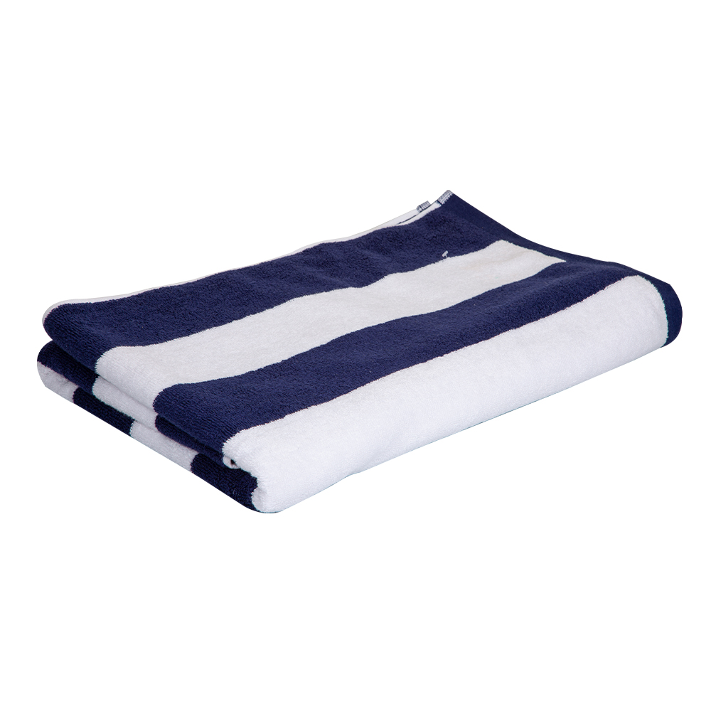 Domus: Pool Towel, Stripe 550gsm; (90×180)cm, Blue 1