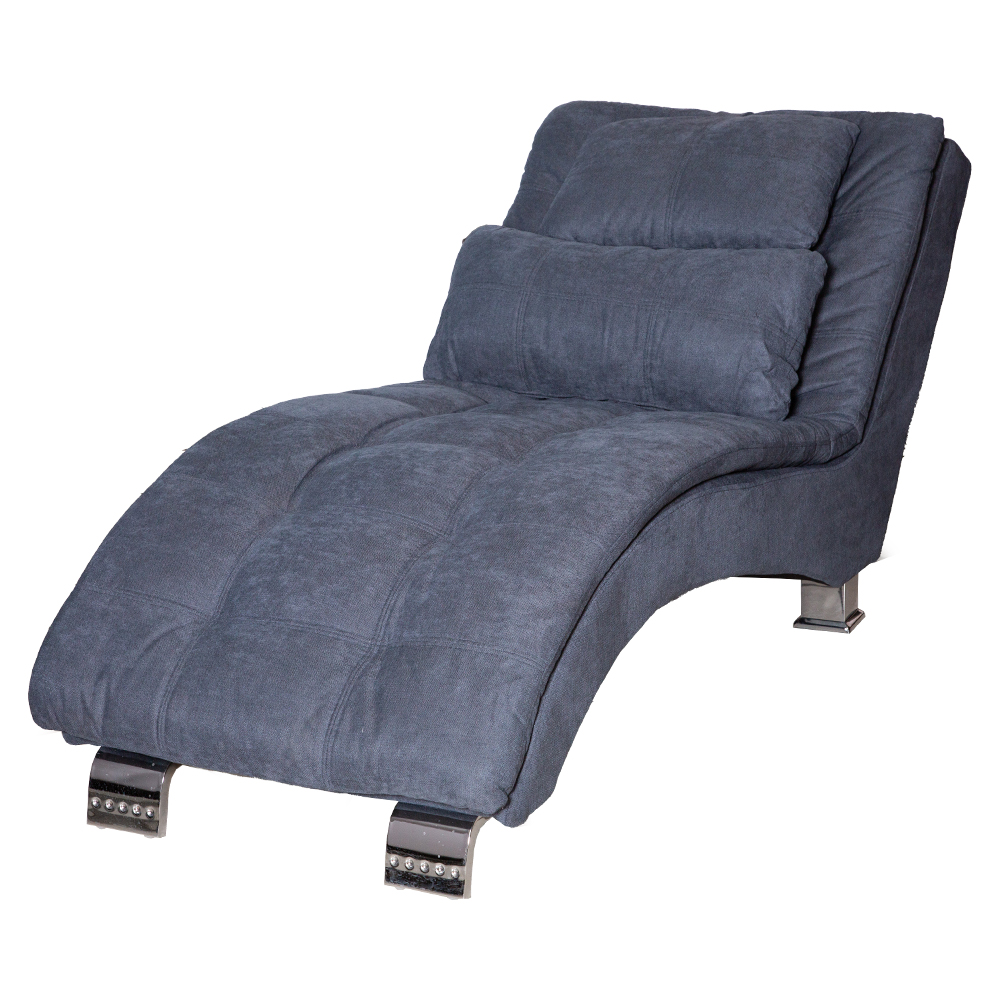 Fabric Leisure Chaise; (169x75x79)cm, Grey