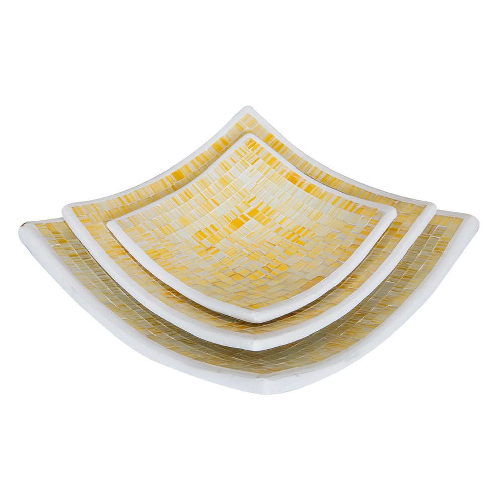 Decorative Curved Plate-3pcs Set