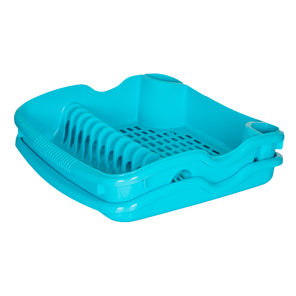 Dish Drainer; (38x38x11)cm, Blue