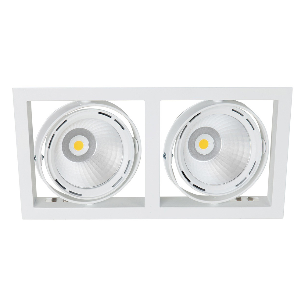 First Duo 6G06/935BBL LED Down Light, 2x27W, 2×0