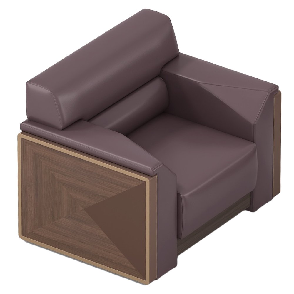 Office Sofa: 1- Seater; (105x80x81