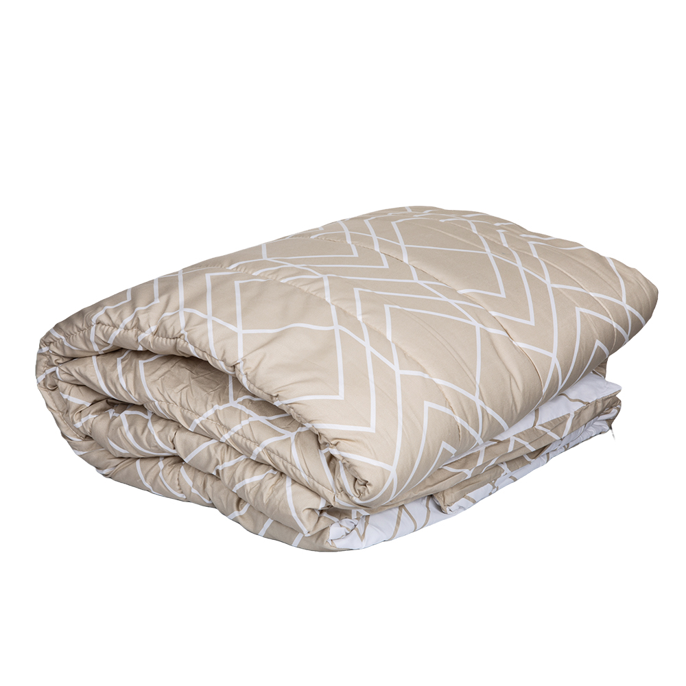 Domus: Digital Queen Micro Fiber Comforter: 1pc (160x200)cm, Cream