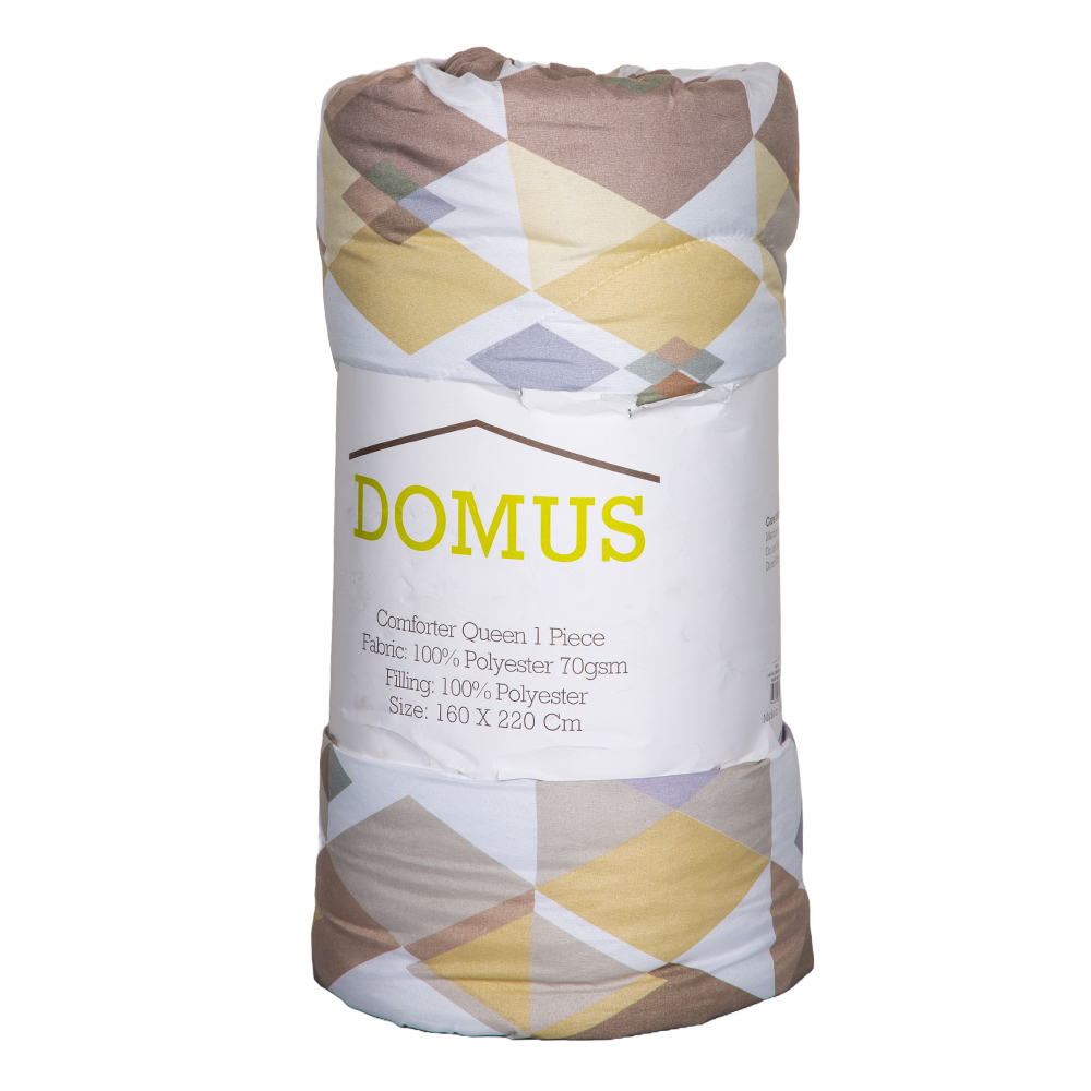 DOMUS: Queen Print Roll Comforter 1Pc; (160x220)cm