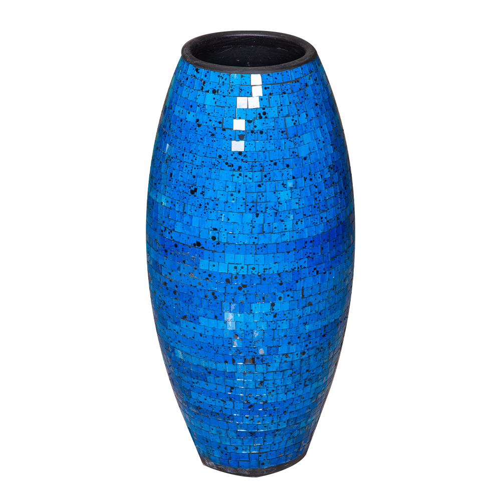 Decorative Vase; (36×70)cm, Blue 1