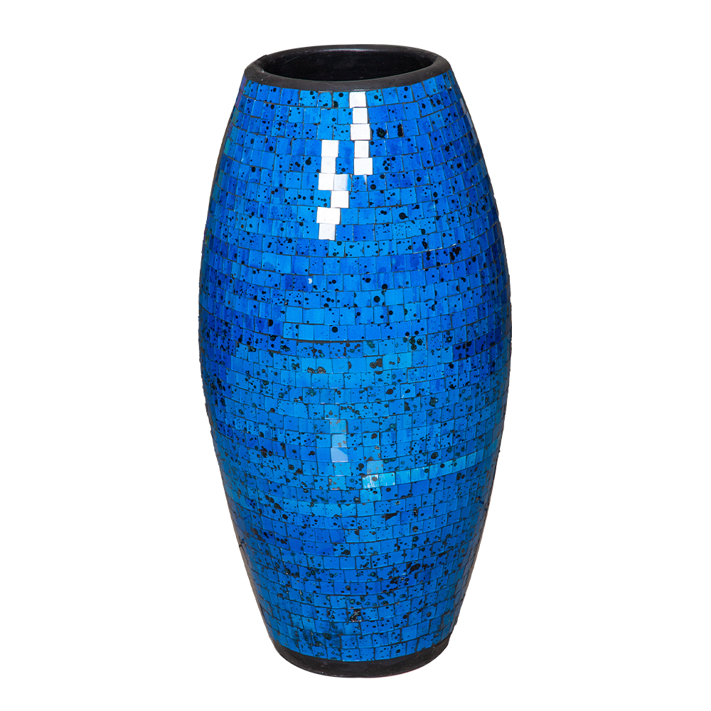Decorative Vase; (33x60)cm, Blue
