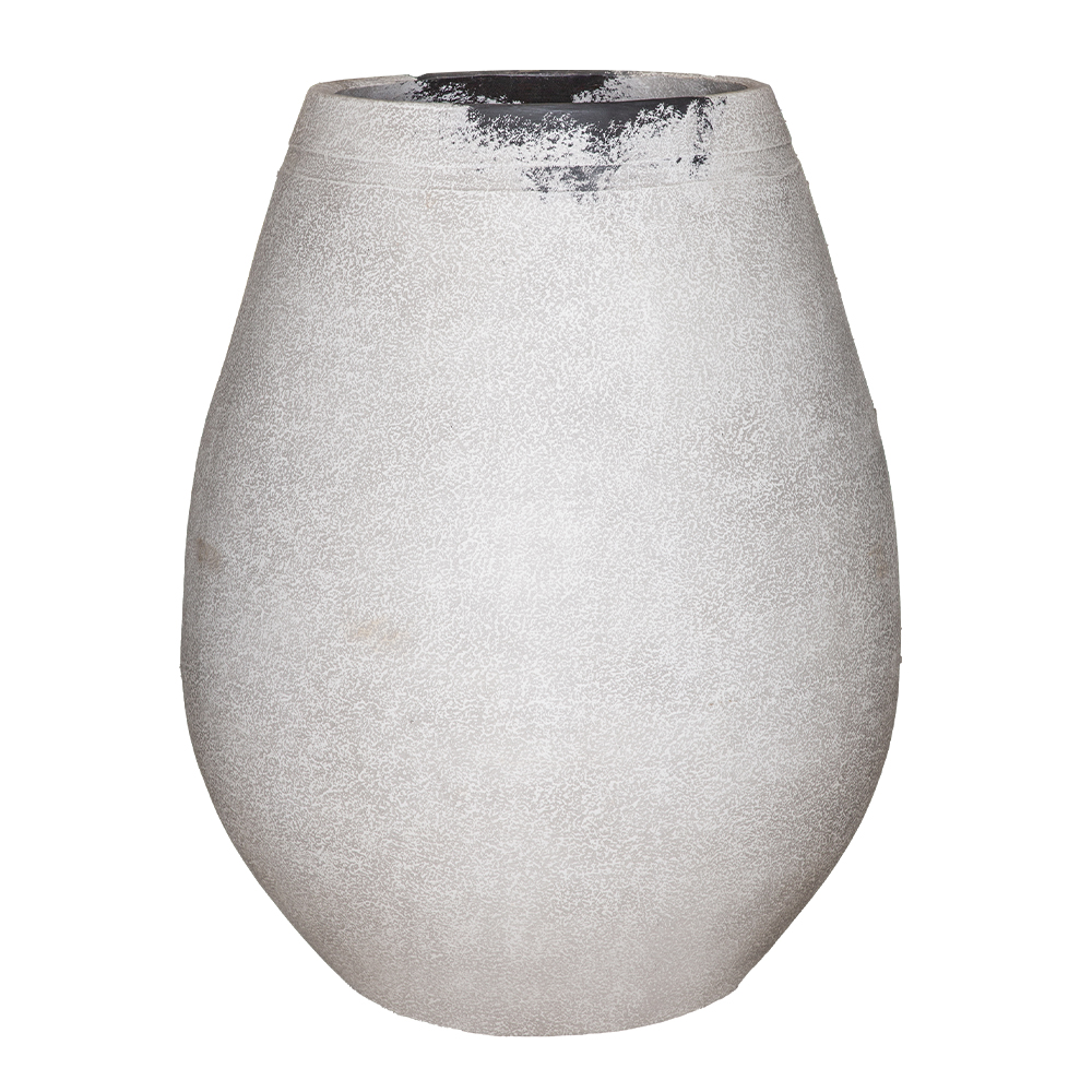 Boom Big Vase, White/Grey