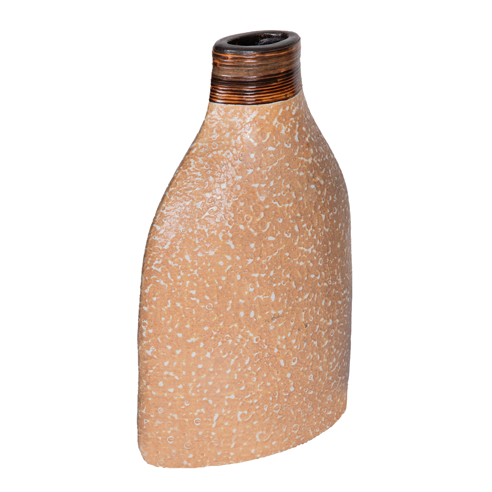 Decorative Pispot Vase, Orange