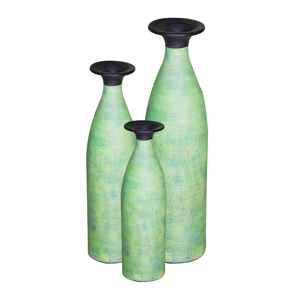 Stand Bowl Vase Set; 3pcs 1