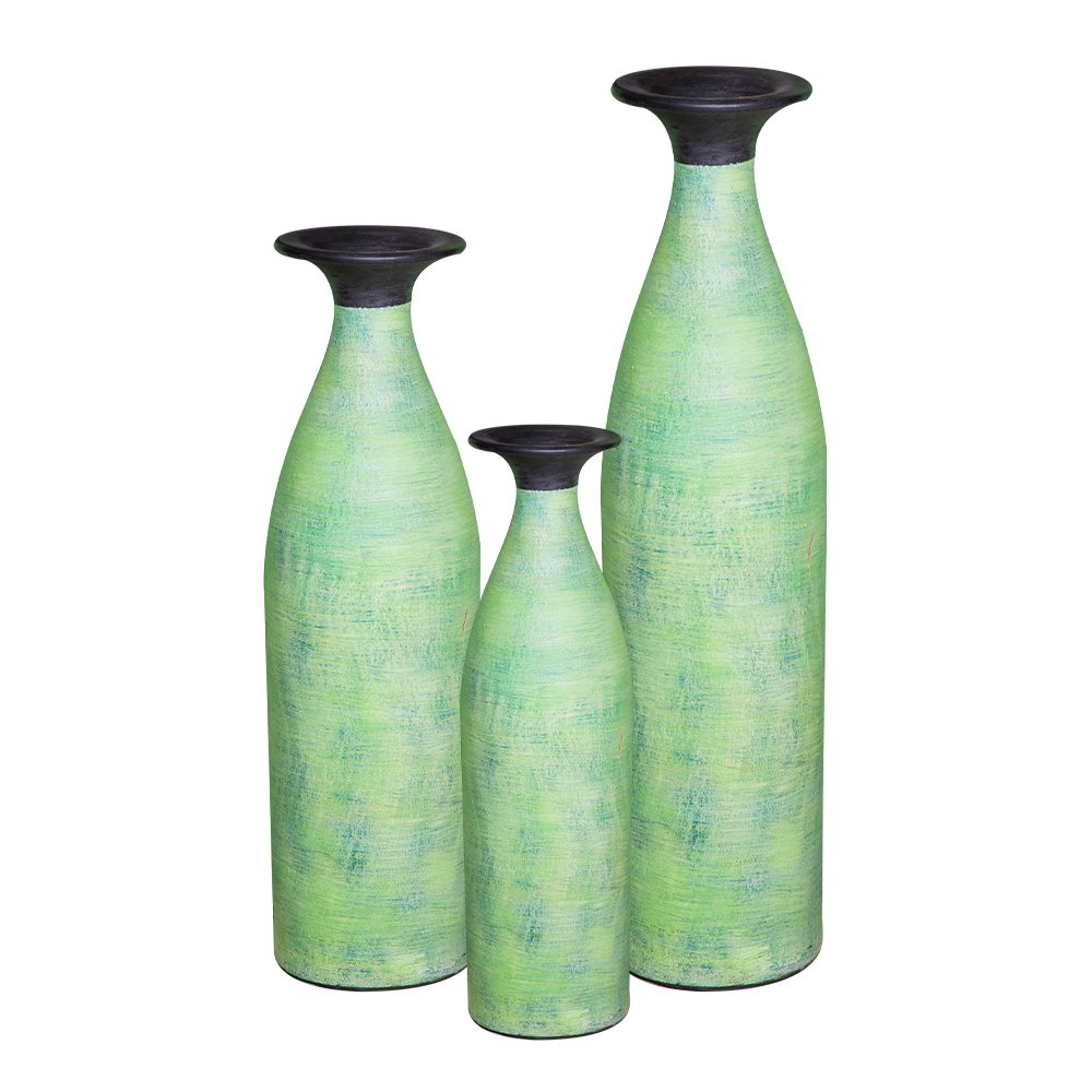 Stand Bowl Vase Set; 3pcs