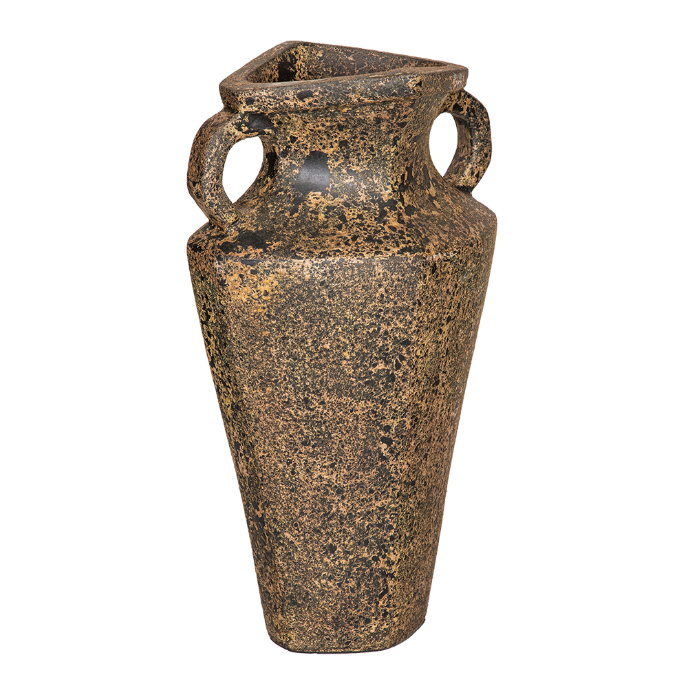 Trophy Shaped Vase, Brown