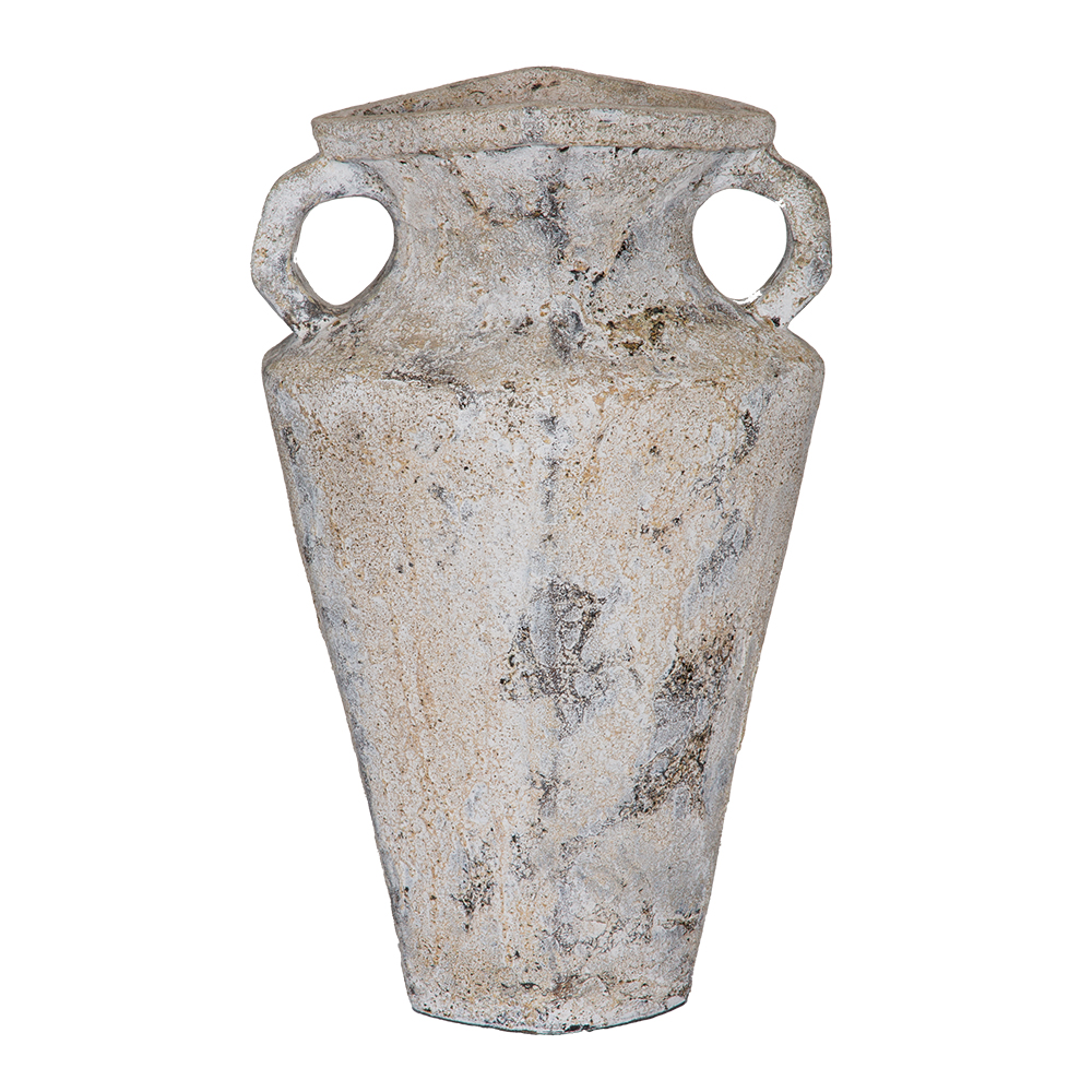 Trophy Shaped Vase, White 1