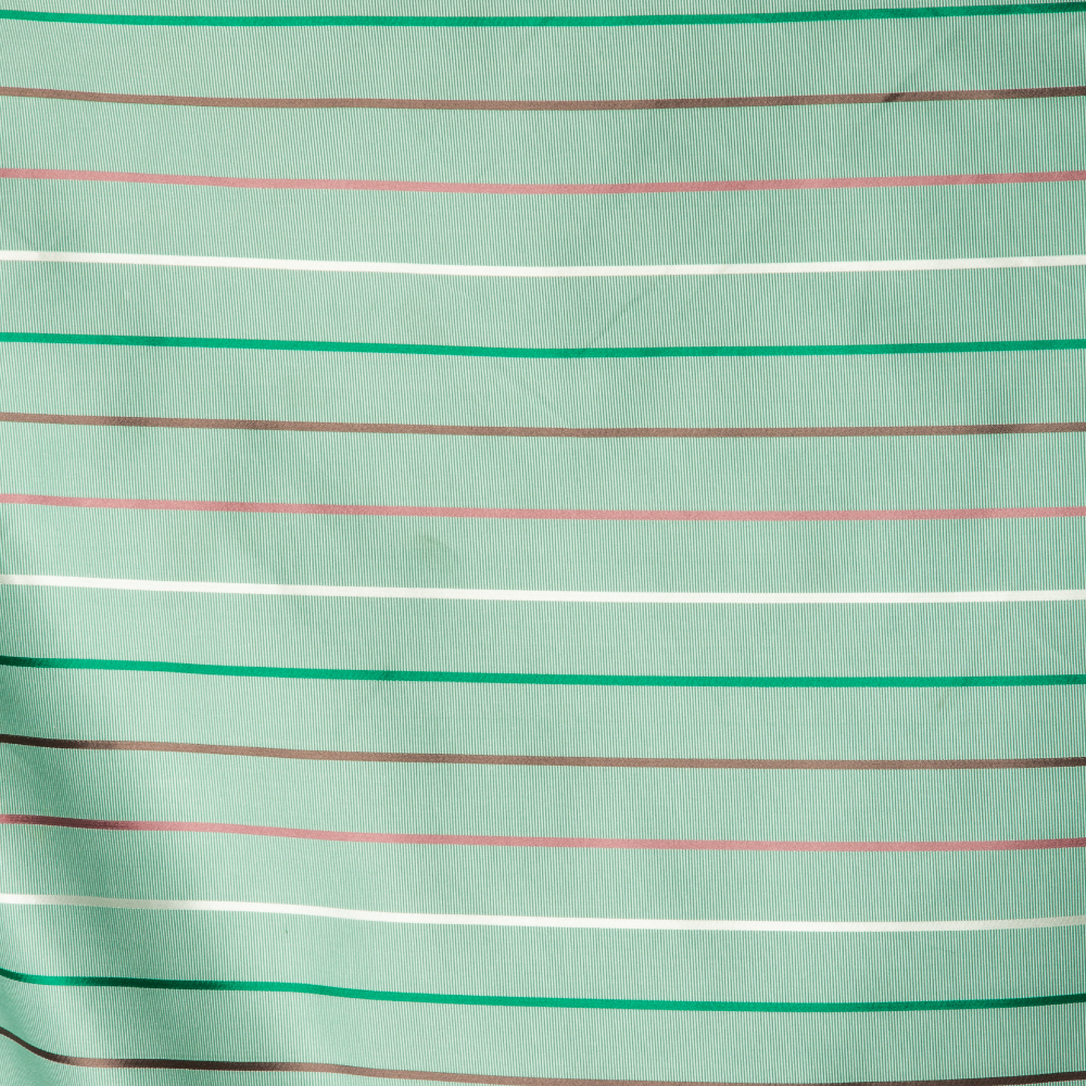 135-2563: Furnishing Fabric Striped Pattern; 140cm, Green  1