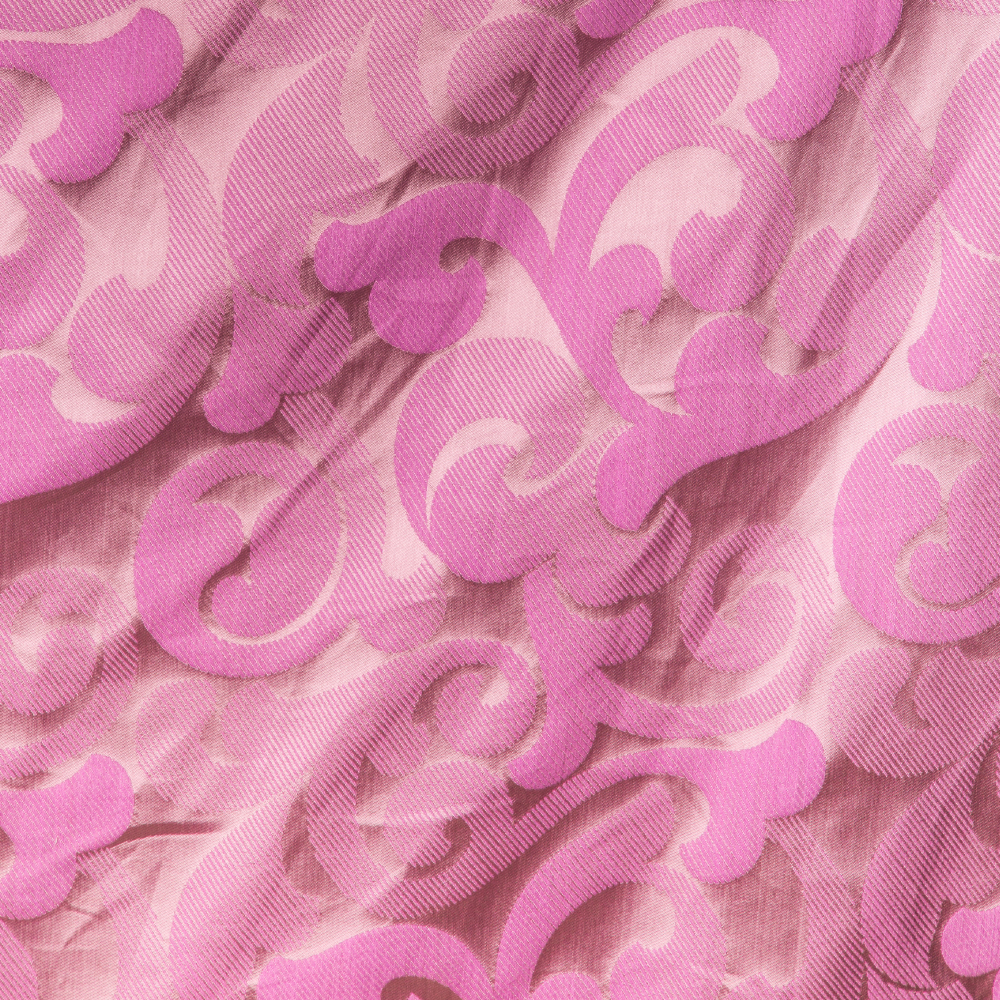 144-2565: Furnishing Fabric Floral Pattern; 280cm, Cream/Pink  1