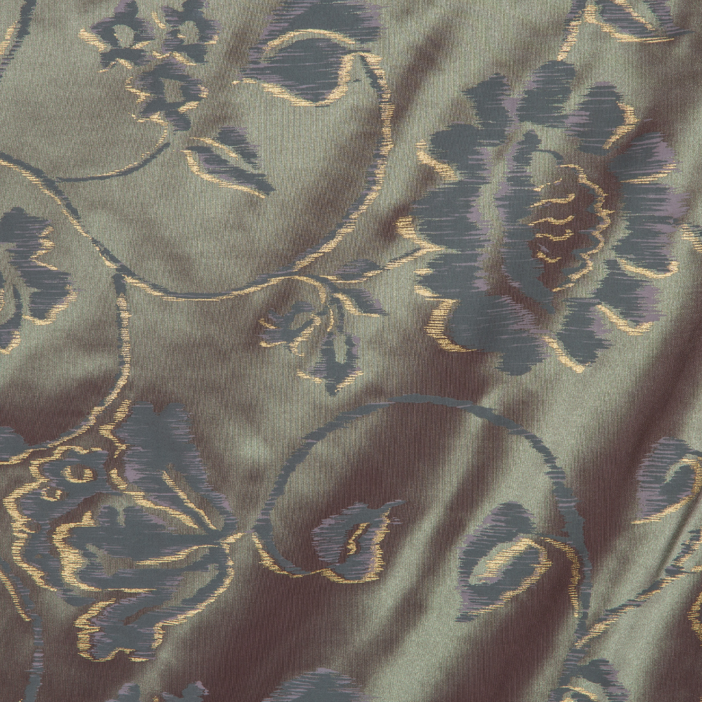 247-2399/98: Furnishing Fabric Floral Pattern; 280cm, Grey/Blue 1