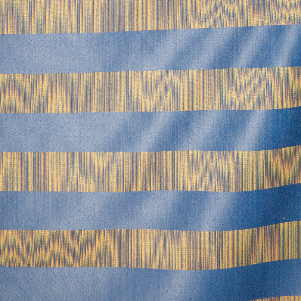 326-2040: Furnishing Fabric Striped Pattern; 280cm, Blue/Brown  1