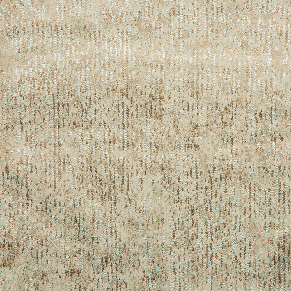 Castillo Collection: Polyester Textured Pattern Jacquard Fabric; 290cm, Beige/Brown 1