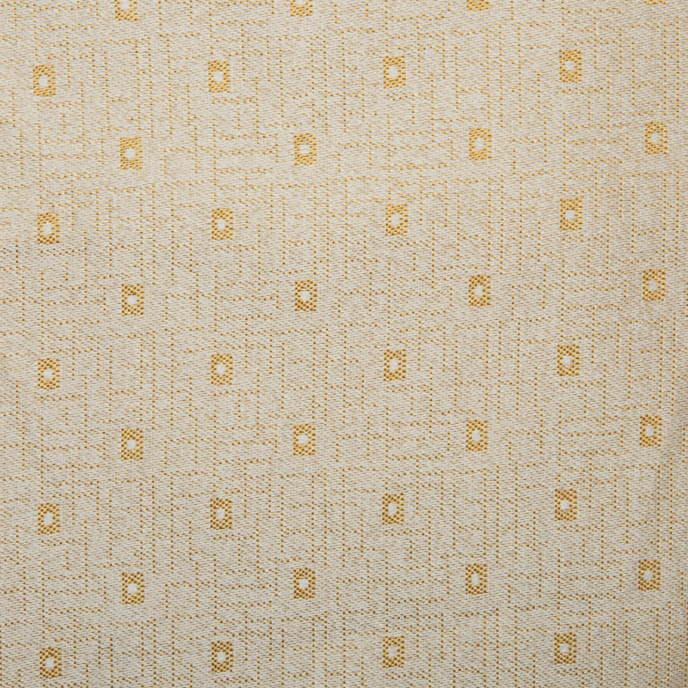 Delta Collection: Polyester Abstract Patterned Jacquard Fabric; 220cm, Orange/Yellow 1
