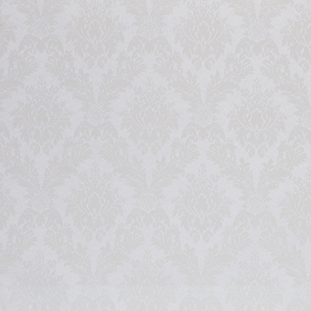 Inti Collection: Damask Patterned Polyester Cotton Jacquard Fabric; 280cm, Light Grey 1