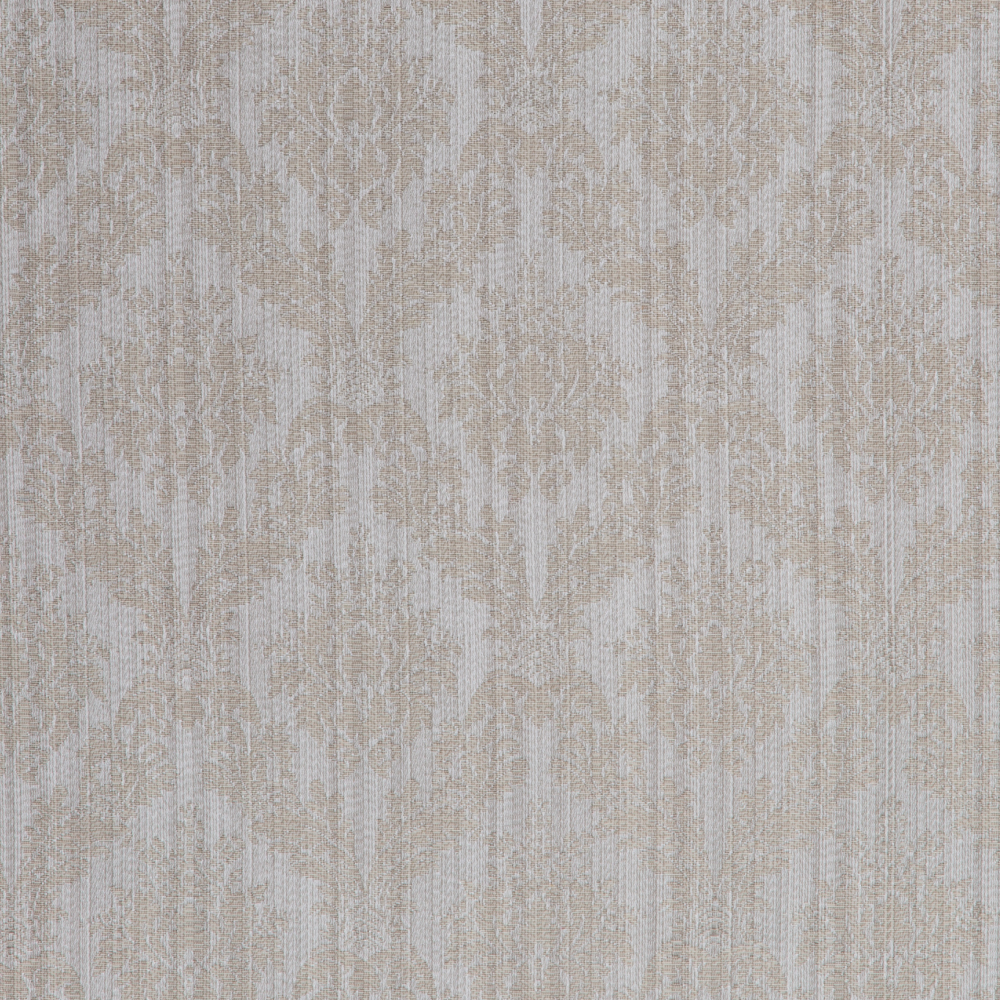 Inti Collection: Damask Patterned Polyester Cotton Jacquard Fabric; 280cm, Ash Grey 1
