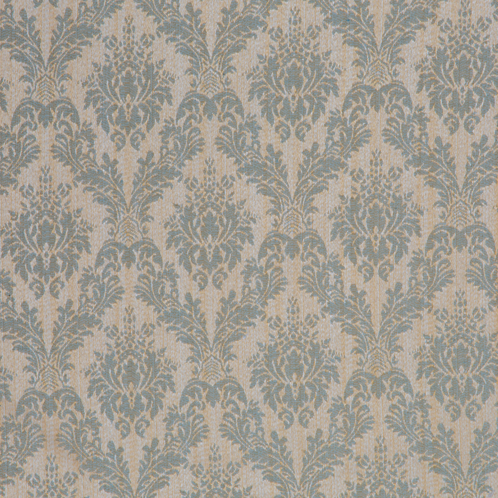 Inti Collection: Damask Patterned Polyester Cotton Jacquard Fabric; 280cm, Brown/Grey 1