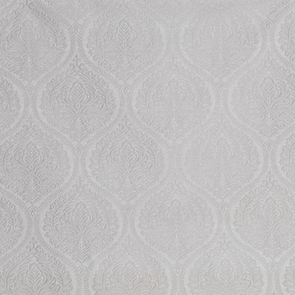 F-Laurena II Collection: DDecor Textured Brocade Pattern Furnishing Fabric; 280cm, Off White 1