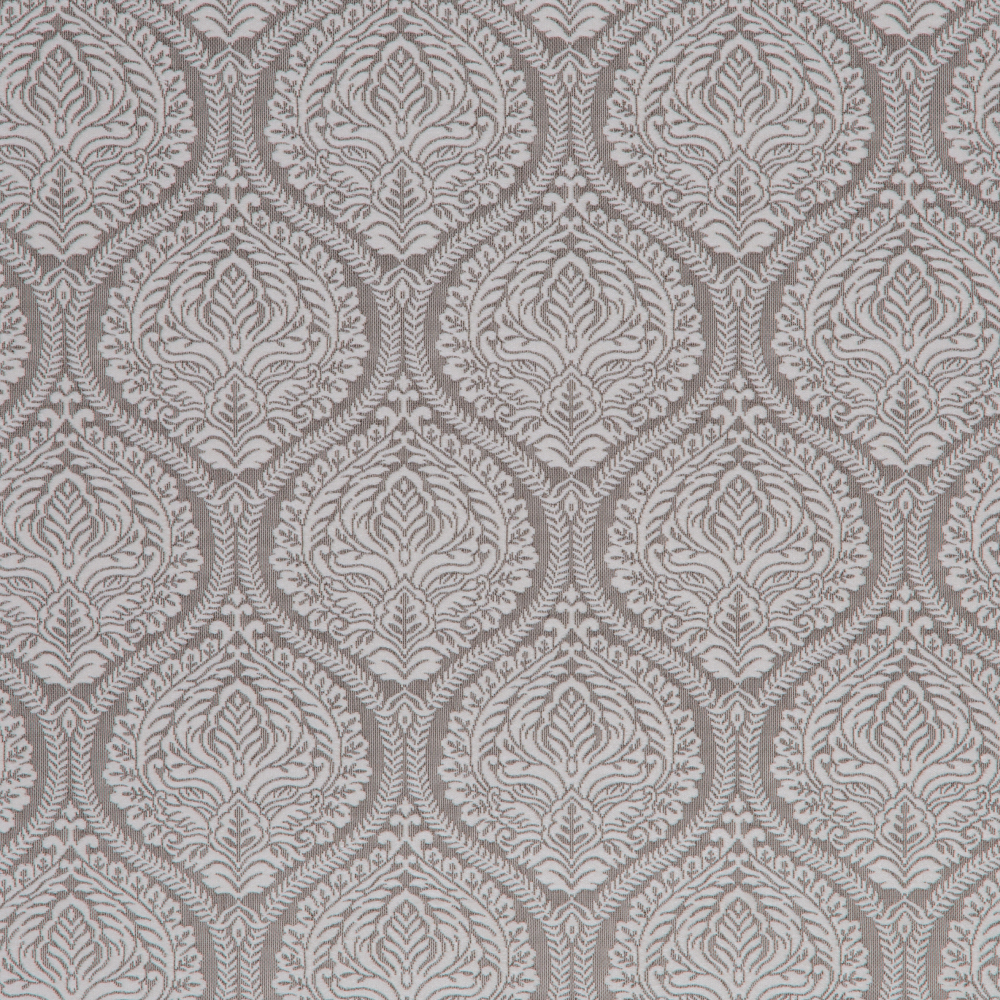 F-Laurena II Collection: DDecor Textured Brocade Pattern Furnishing Fabric; 280cm, Dove Grey 1