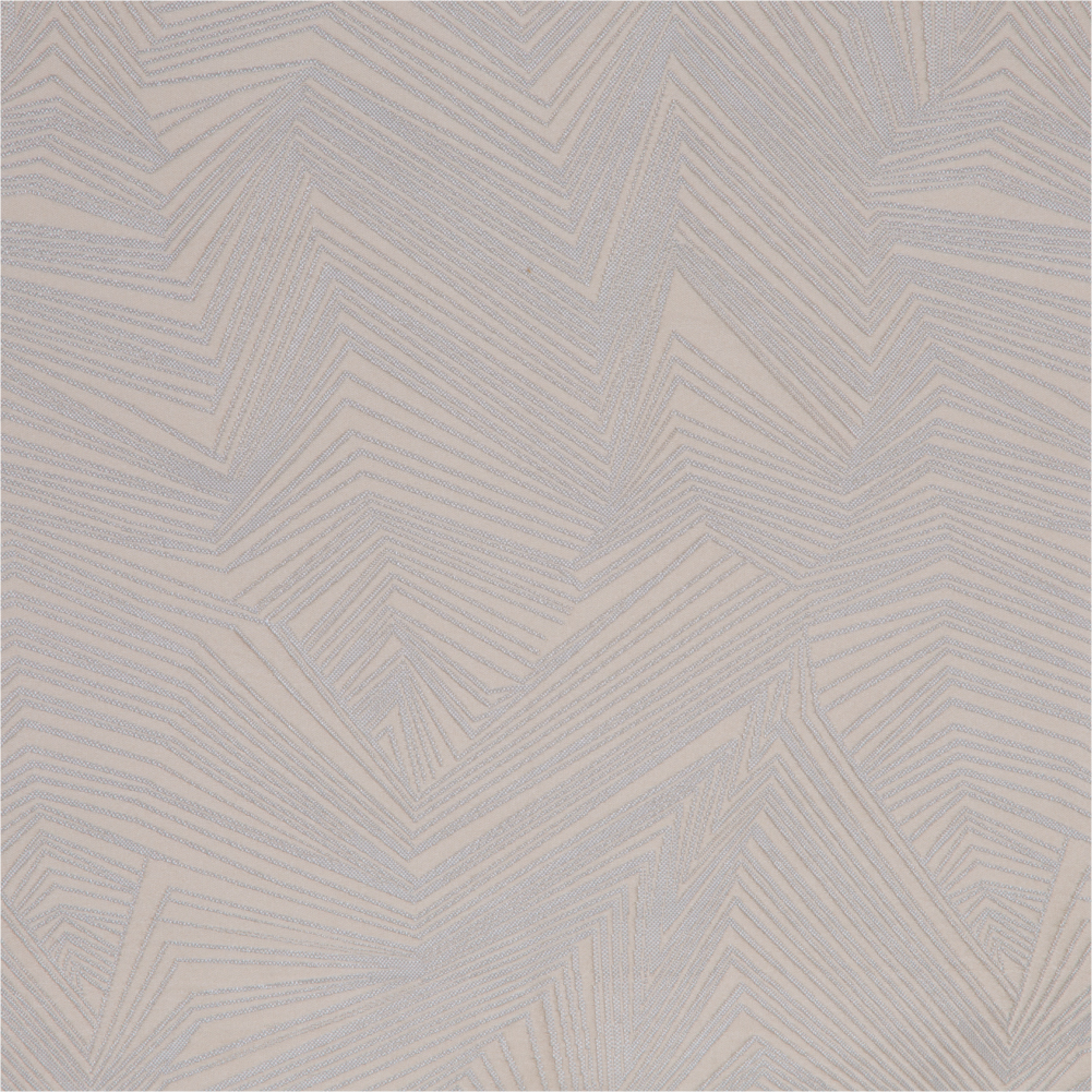 F-Laurena II Collection: DDecor Textured Abstract Stripped Pattern Furnishing Fabric; 280cm, Beige/Cream 1