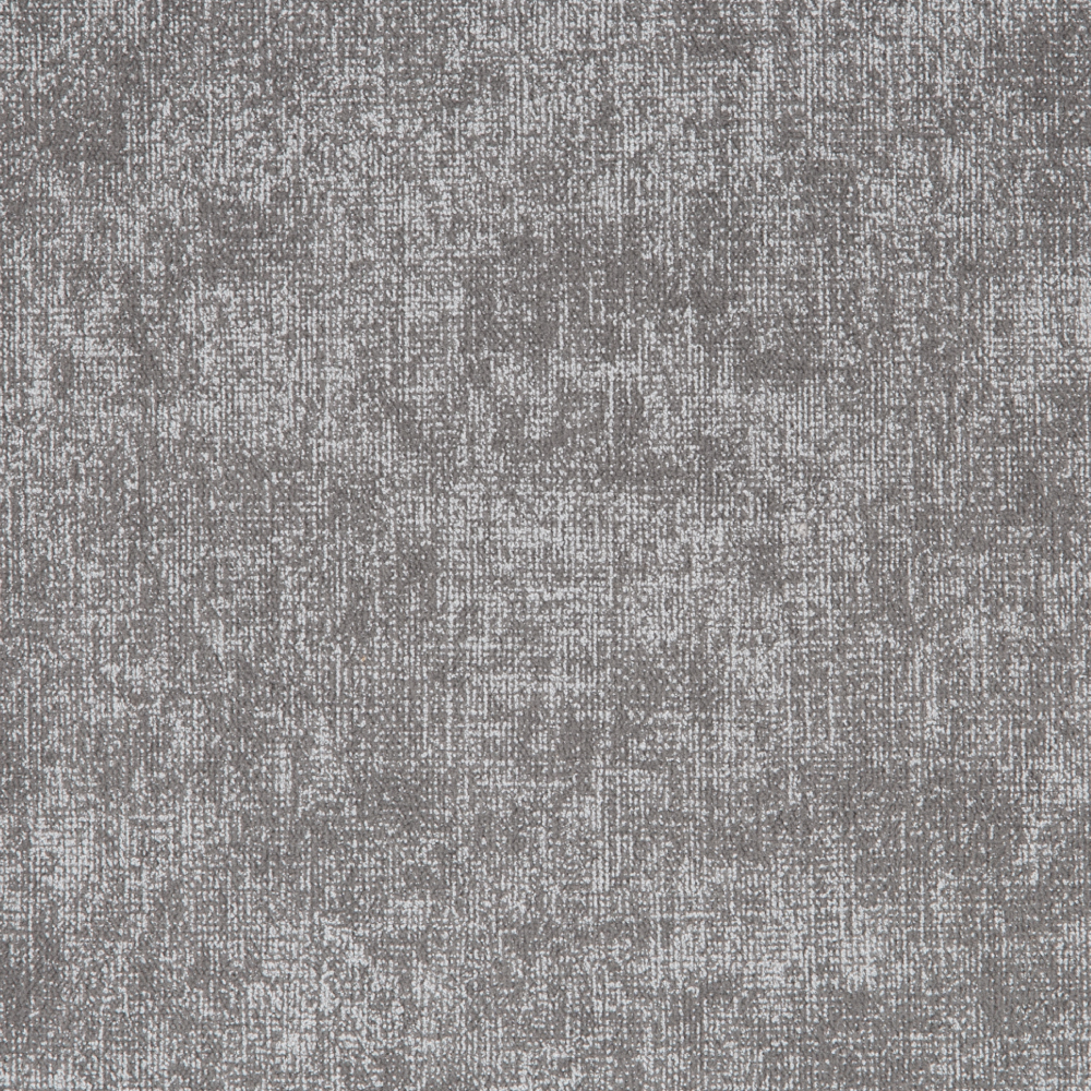 Liban Collection: Plain Polyester Upholstery Fabric; 140cm, Grey 1