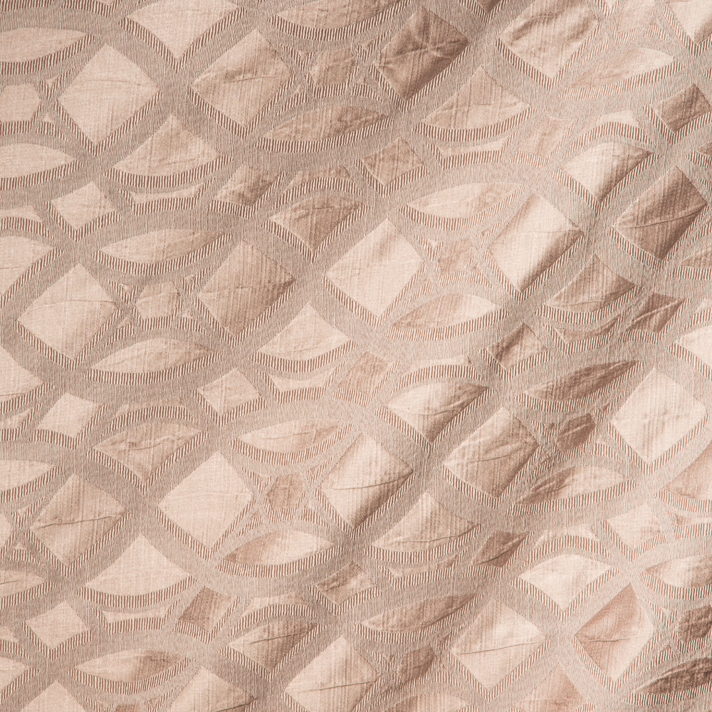 Luoma A025152-543: Abstract Pattern Furnishing Fabric; 280cm, Rose Gold/Brown 1