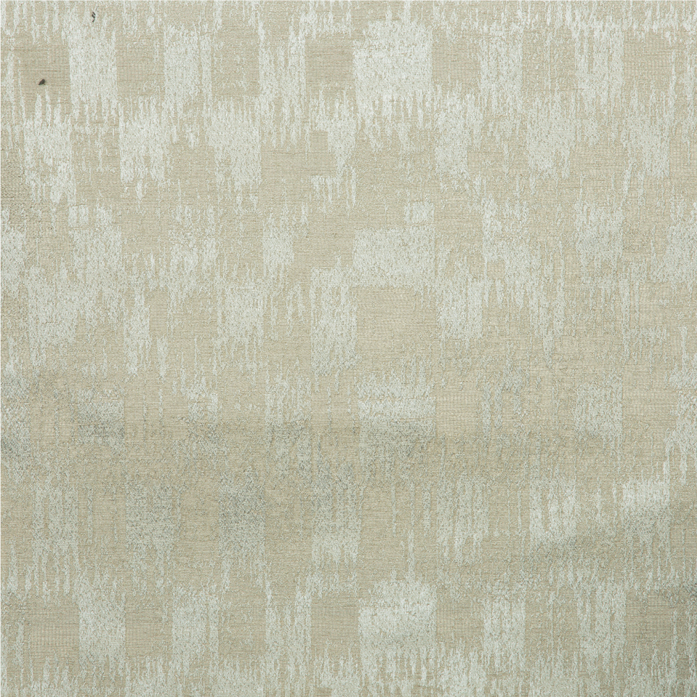 Manuka Collection: Polyester Textured Pattern Jacquard Fabric; 290cm, Cream 1