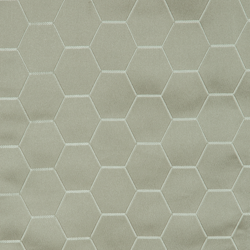 Prato Collection: Polyester Honeycomb Pattern Jacquard Fabric; 280cm, Beige 1