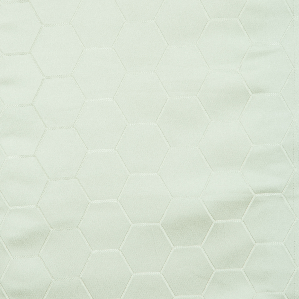 Prato Collection: Polyester Honeycomb Pattern Jacquard Fabric; 280cm, Off White 1