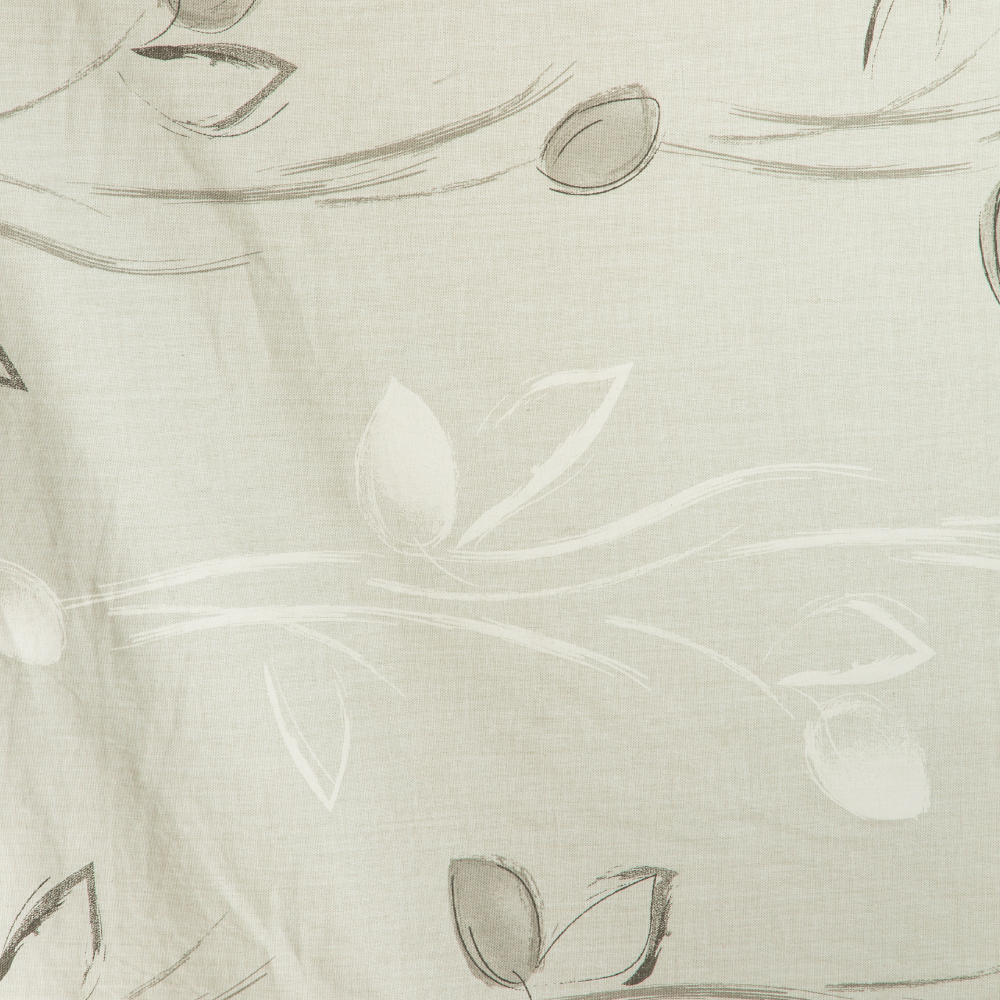 Rosa 3002: Ferri: Floral Pattern Furnishing Fabric; 140cm, Grey/Off White 1