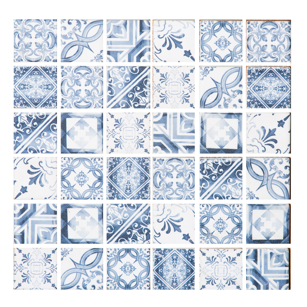 LA19224F: Glass Mosaic Tile; (30.0×30