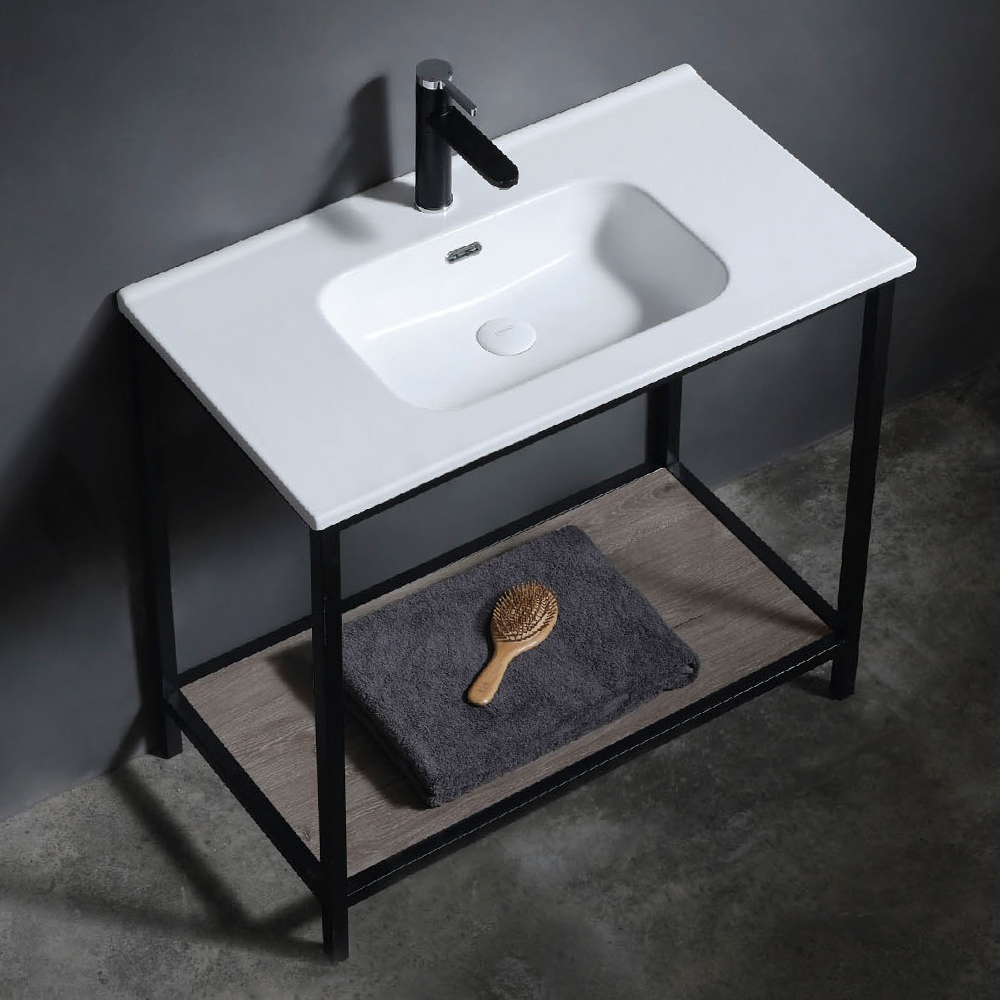 Tapis: Vanity Furniture Washbasin; (81x46.5x15.5)cm, White