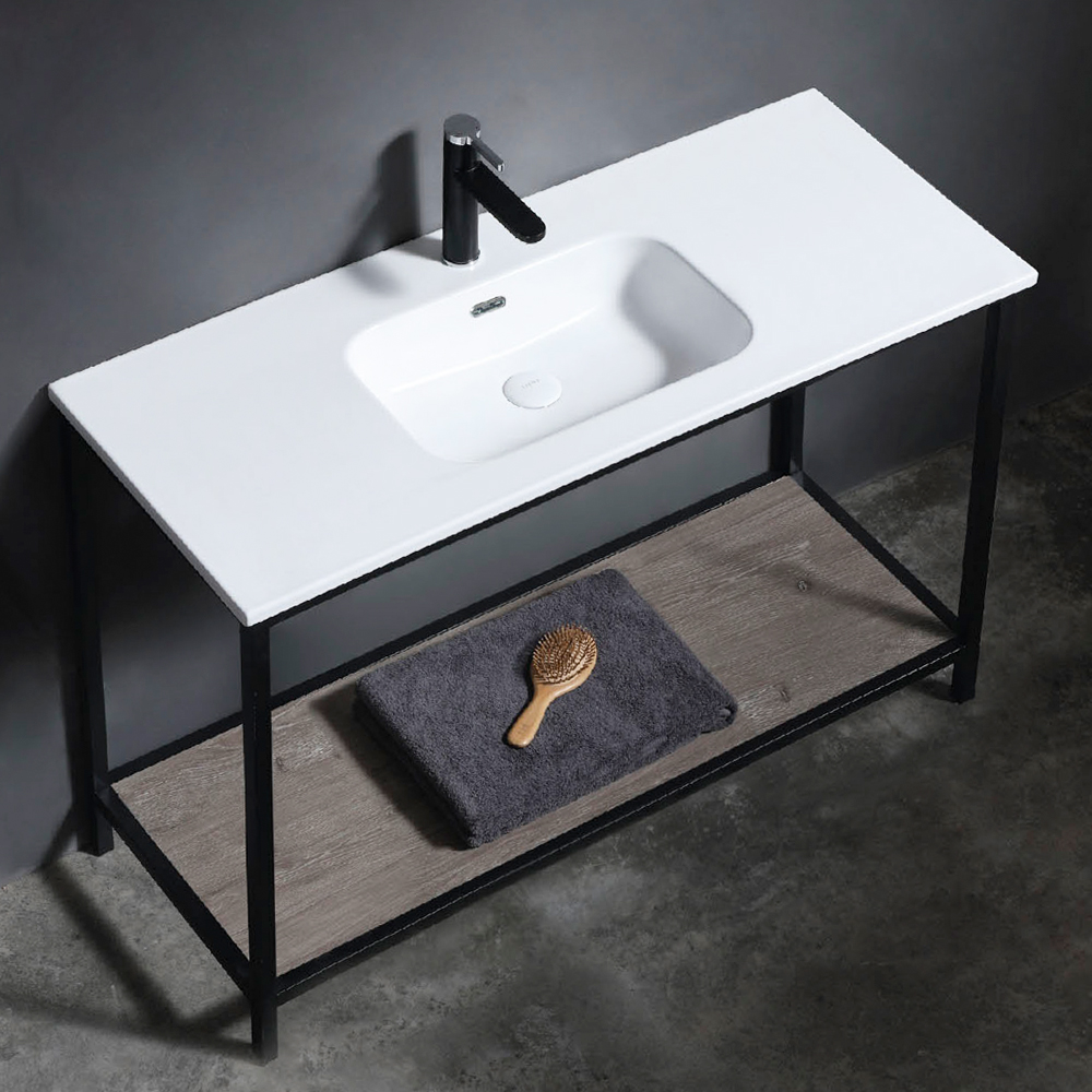 Tapis: Vanity Furniture Washbasin; (101.5x46.5x15.5)cm, White