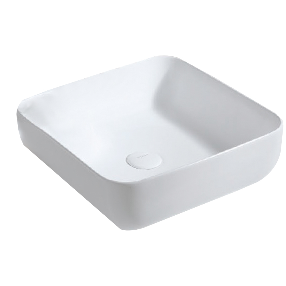 Tapis: Countertop Washbasin; (43x43x14)cm, White