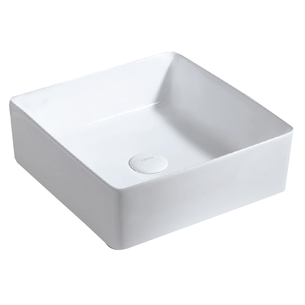 Tapis: Countertop Washbasin; (39x39x13)cm, White