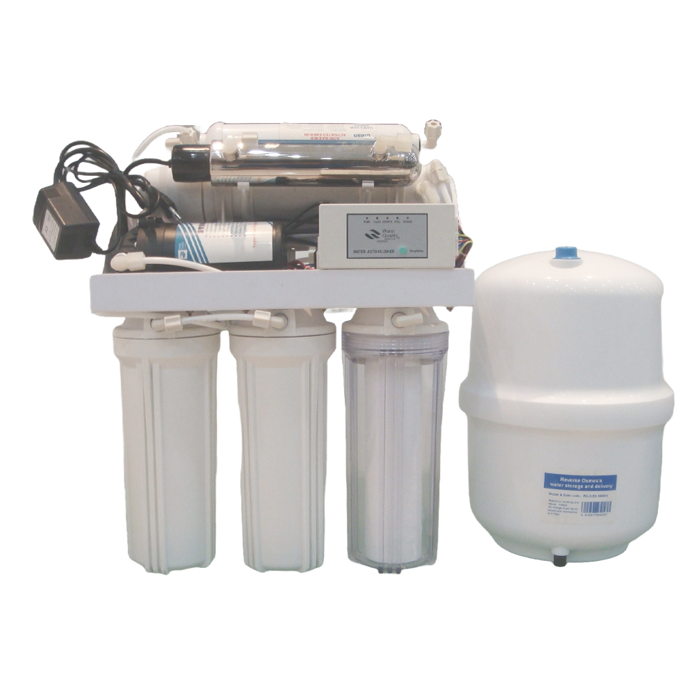 KL-TC-RO7S- 50GPD: 7-Stage Reverse Osmosis System- Auto Flush With Tap 1