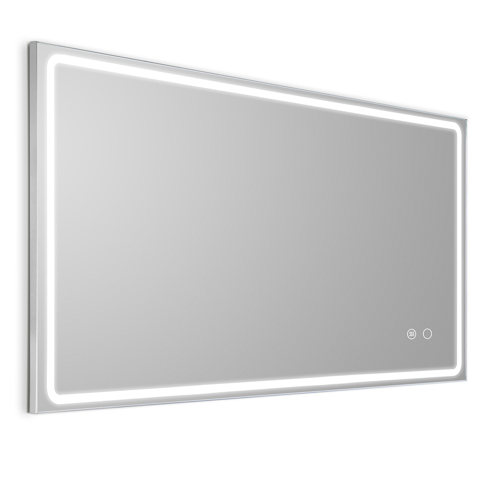 Tapis: Wall Mirror With LED Lights and Defogger: 4000K ; (120×80)cm 1